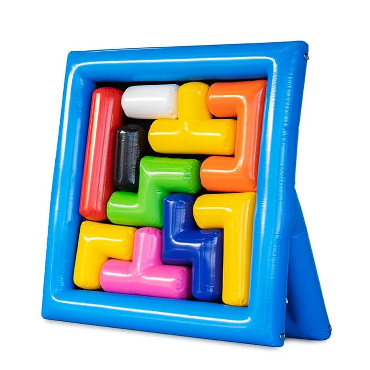 Grand bloc de construction gonflable, puzzle, jeu de construction d'équipe, cube gonflable, jeu amus