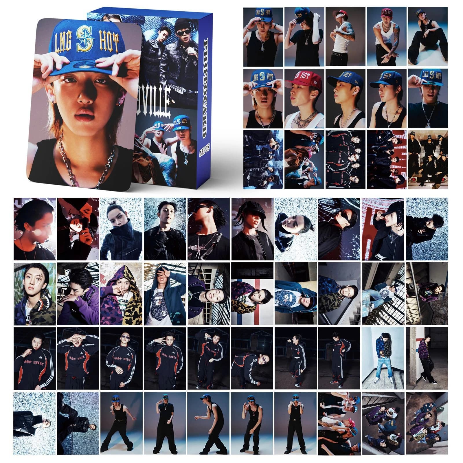 55 PCS NOUVEAU album KPOP LNGSHOT 4SHOBOIZ Vol.2 4SHOVILLE, Jay Park, Louis, Ryul, Ohyul, NO HI, NO 