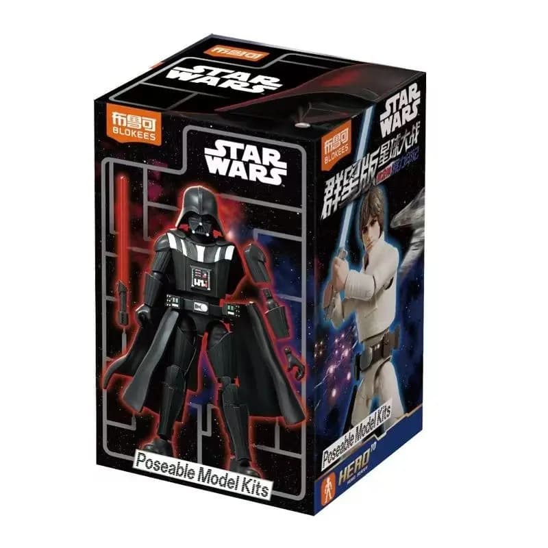 Figurine d'action Blokees Star Wars Galaxy Version 02 Dark Side Series, boîte mystère à assembler, j