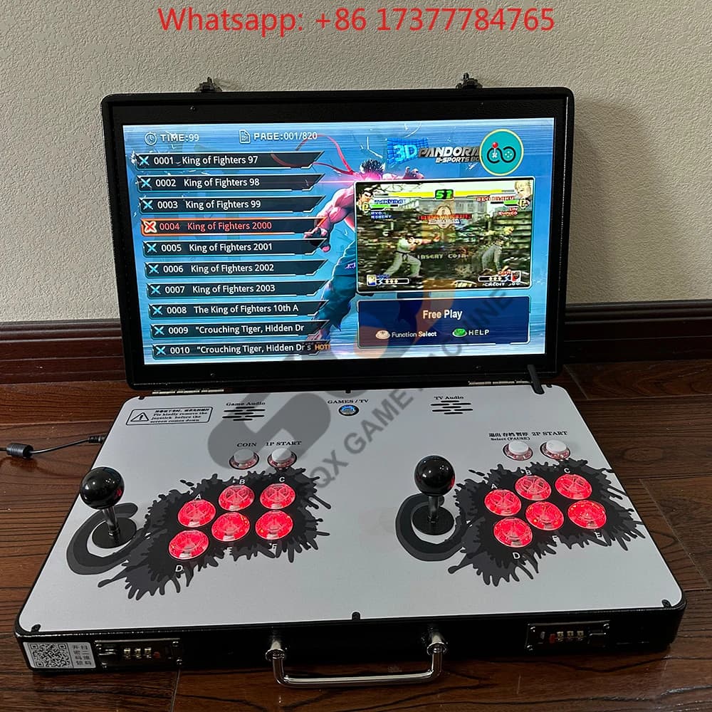 Nouvelle console d'arcade 3D extrême Pandora Game Box LCD 22 pouces avec 8000 jeux – Vente en gros 2
