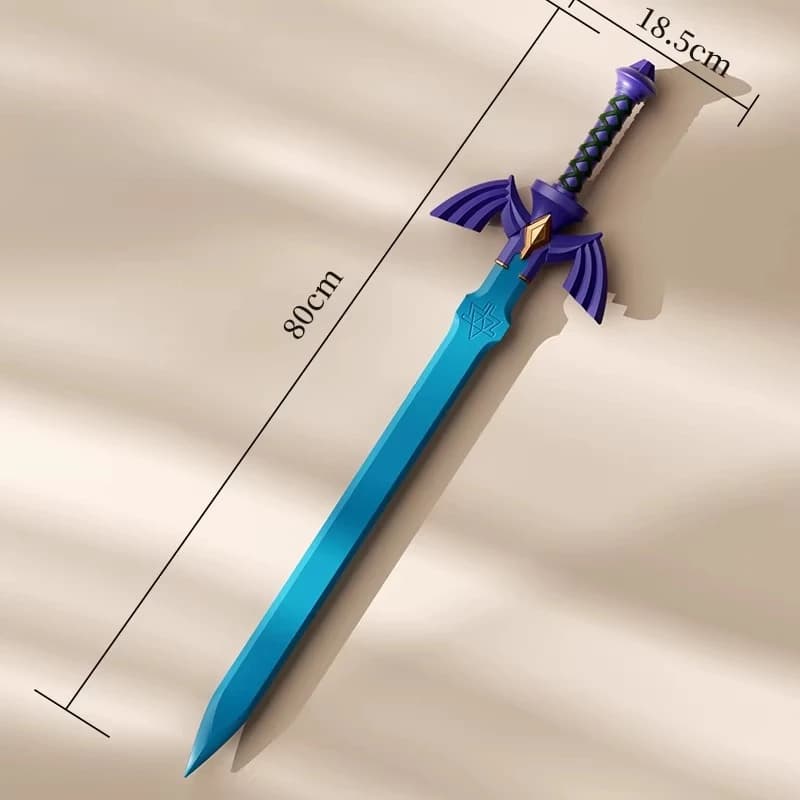 Épée Maîtresse de 80 cm, accessoire de jeu et de cosplay avec sangle, modèle d'épée en peluche, orne