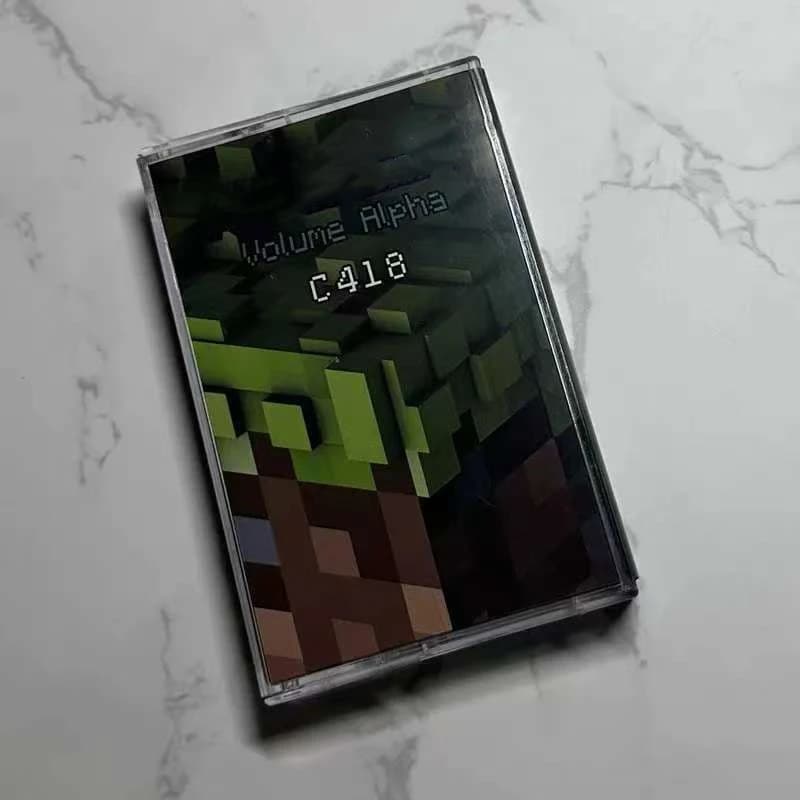 Jeu de bac à sable C418 Daniel Rosenfeld, bande musicale, Volume Alpha, Album, Cassettes, enregistre