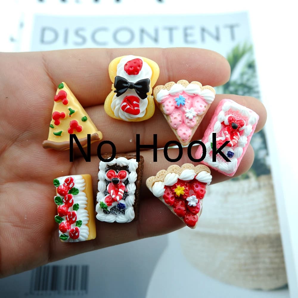 Breloques gâteau Pizza pour la fabrication de bijoux, bricolage, boucle d'oreille, Bracelet, pendent