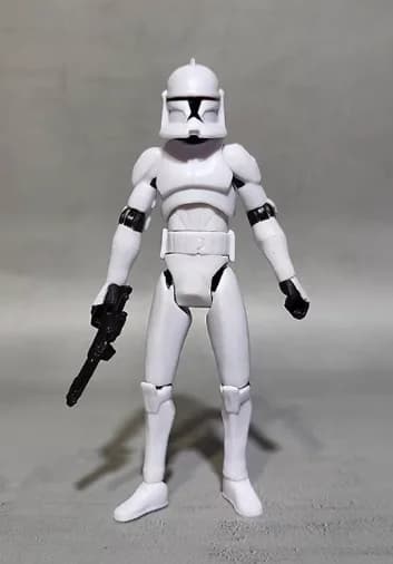 En Stock guerres soldat blanc soldat noir commandant jouet modèle chevalier noir tempête soldat Clon