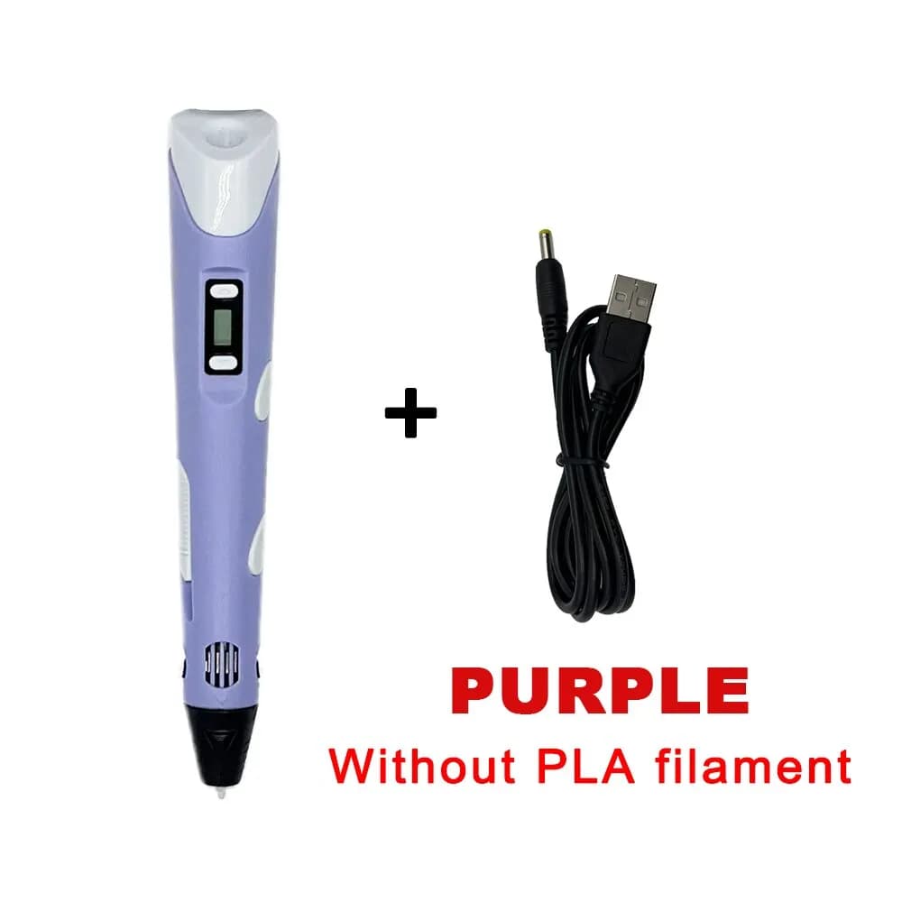 CamSolomon-Stylo d'impression 3D avec écran LCD, peinture tridimensionnelle bricolage, jouets amusan
