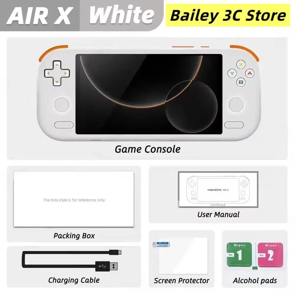 Console de jeu portable MANGMI AIR X avec Qualcomm Snapdragon 662, 5000 mAh, charge rapide, ventilat
