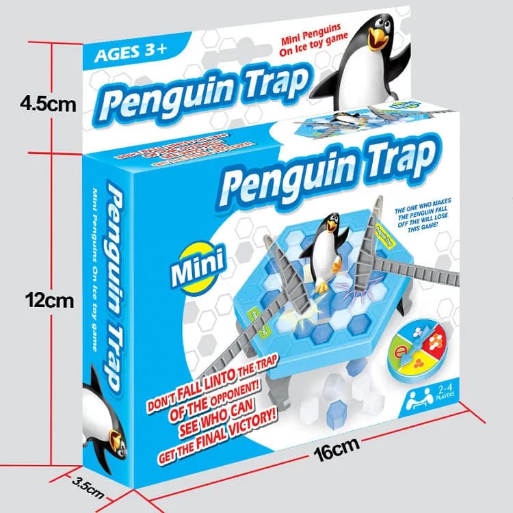 Jeu de Table de glace en forme de pingouin, Puzzle interactif Parent-enfant, jeu de fête pour enfant