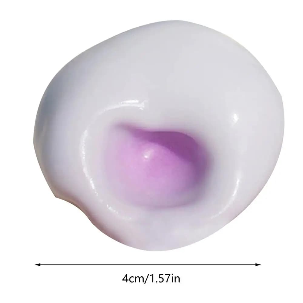 Balle anti-stress réaliste à texture moelleuse type Mochi, jouet sensoriel doux pour l'autisme, joue