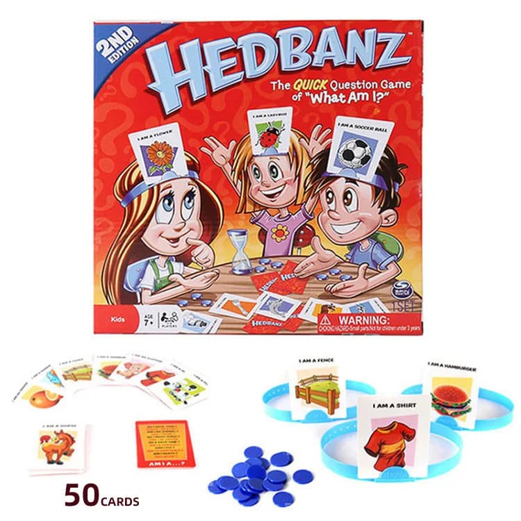 Jeu de société de devinettes pour enfants, jeu de société interactif et amusant, jeu de cartes multi