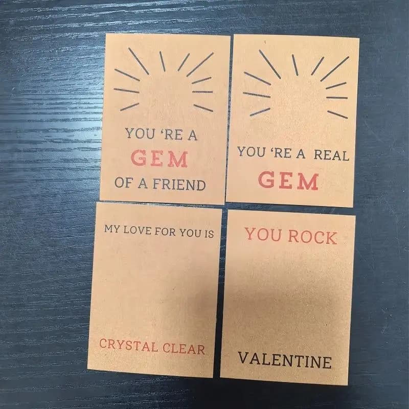 Cartes de Saint-Valentin 24 paquets avec coeurs d'amour, cartes d'échange en classe pour enfants, no