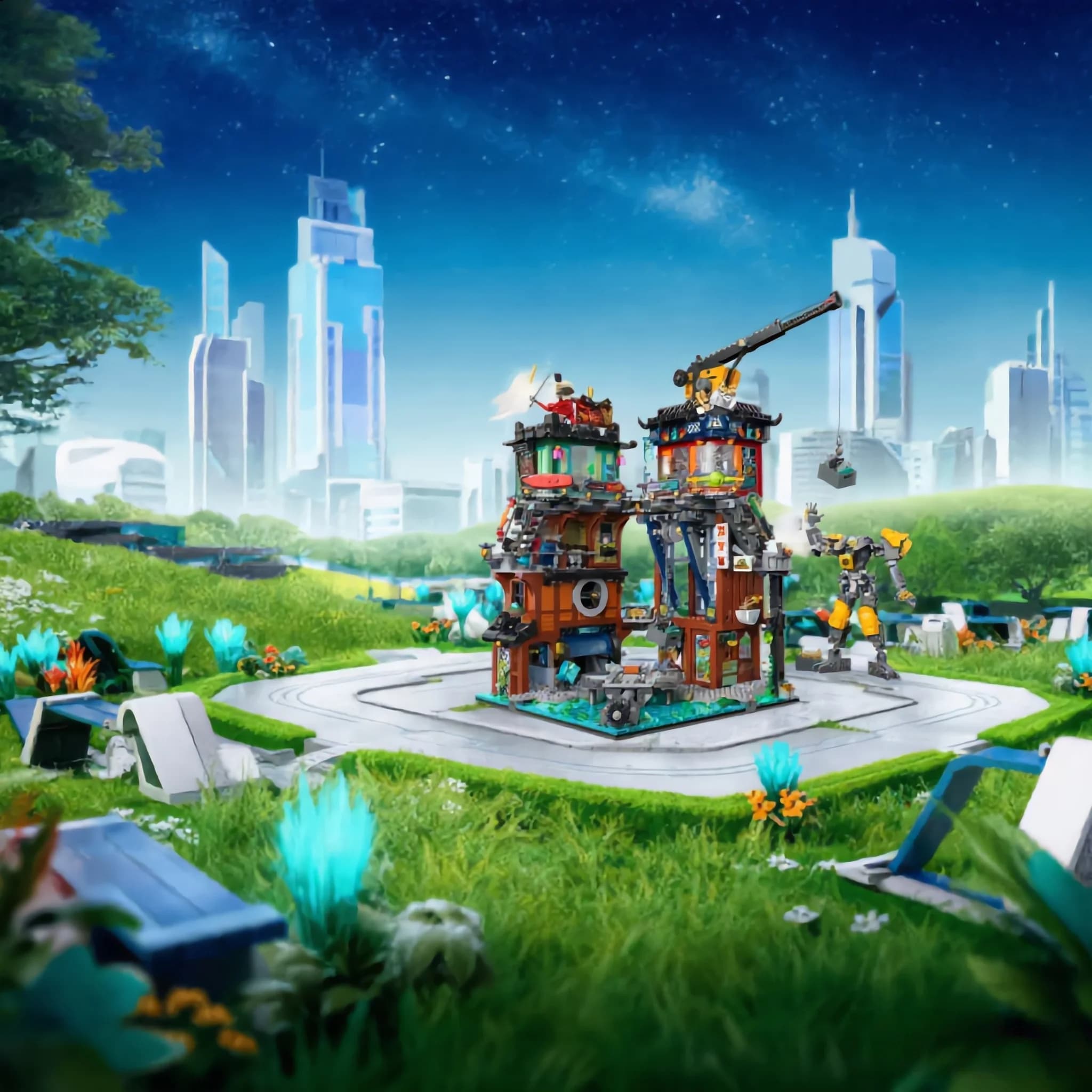 Kalein 2025 Nouvelle Série Town Studio Street View, Jouet Créatif Éducatif pour Anniversaire et Noël