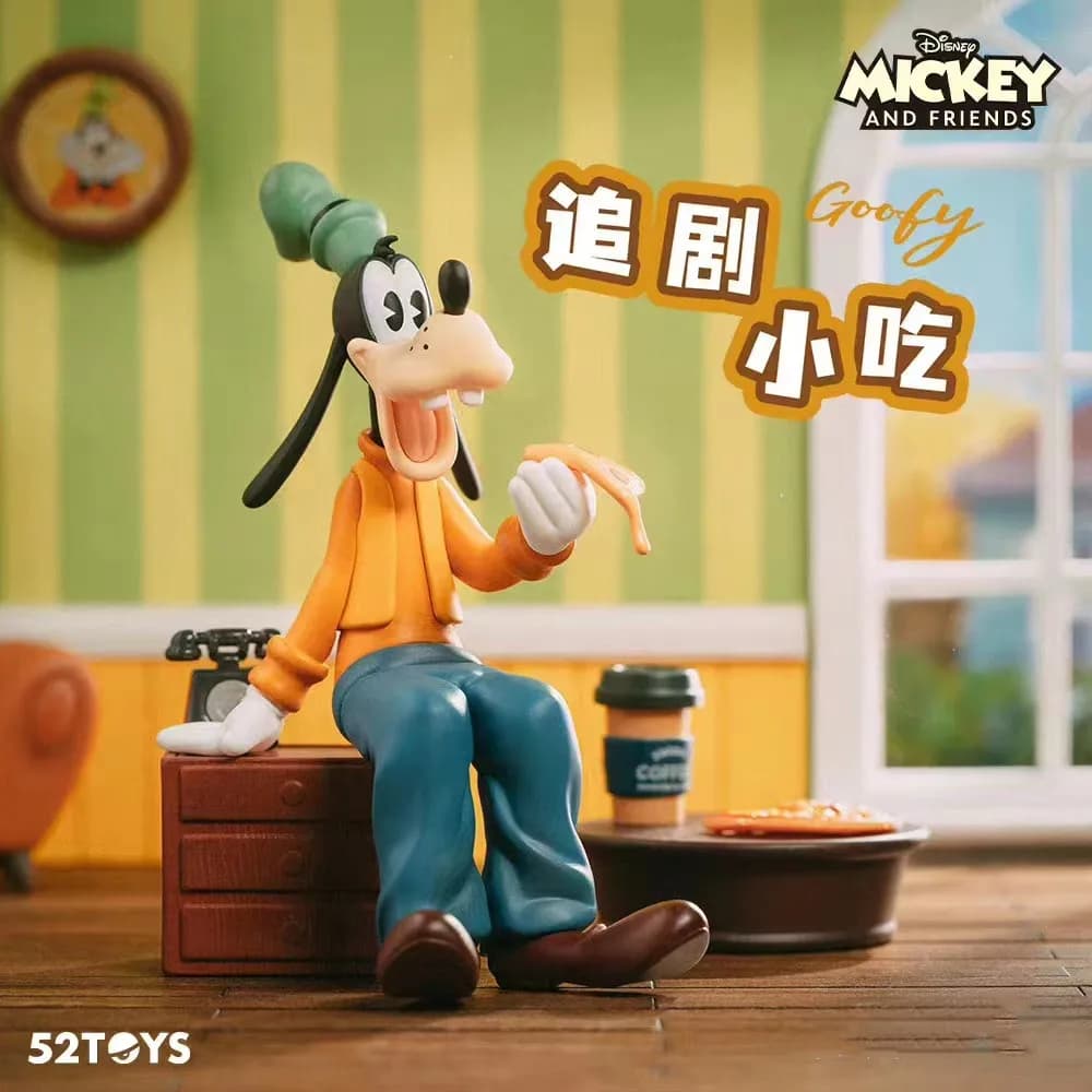 Group Disney Friends Happy Gathering Series Model Figure Toy, Minnie TureMouse, AndrDonald Duck, Goo