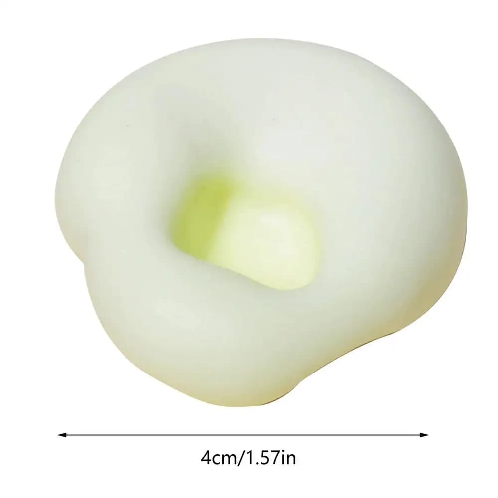 Balle anti-stress réaliste à texture mochi, jouet sensoriel doux pour l'autisme, jouet à presser à r