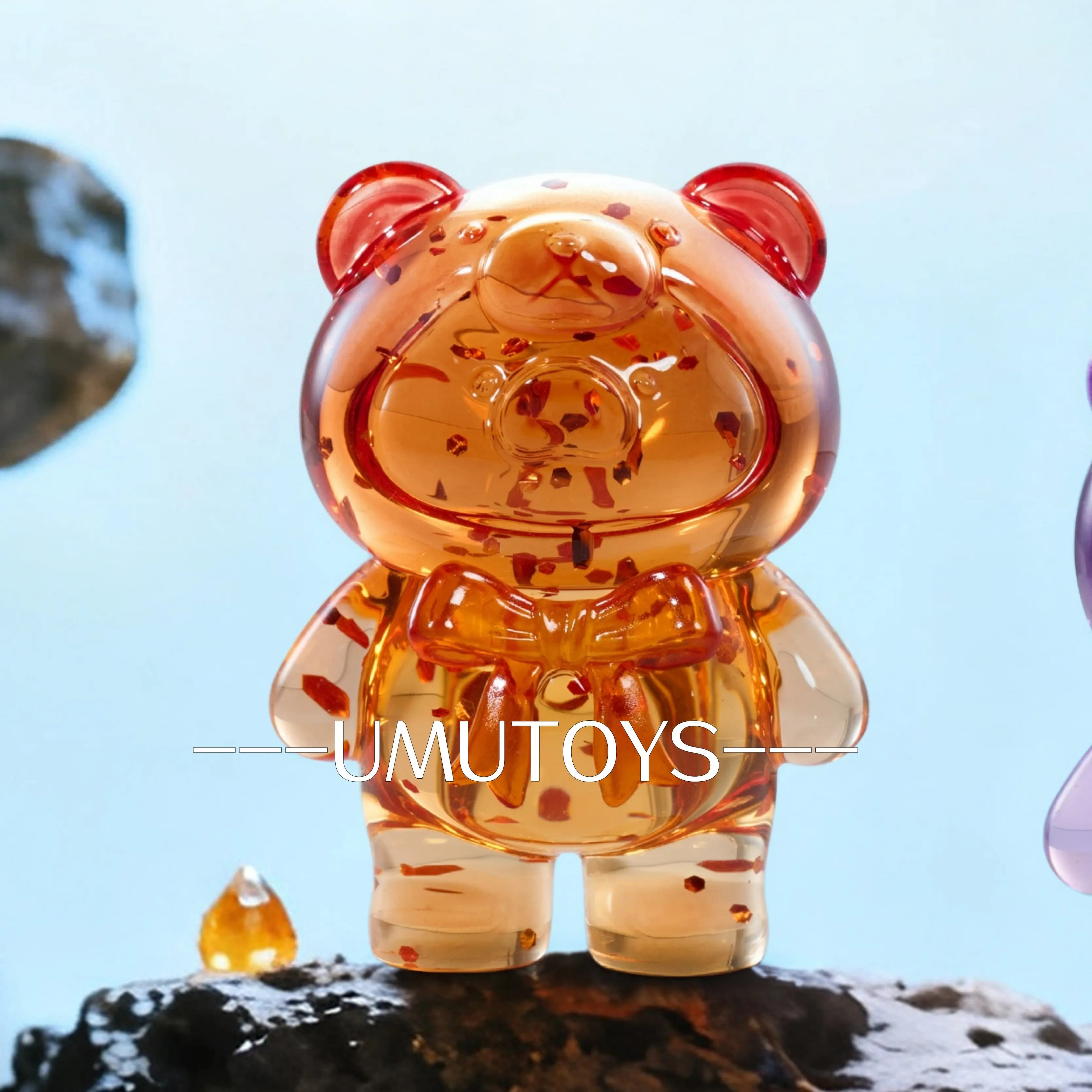 TOYZEROPLUS Lulu Piggy Ore Collection Series Blind Bag Teddy Mini Figurines Car Dashboard Desktop Cu