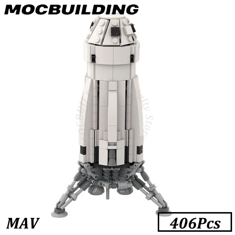 MAV-Ensemble de modèles de construction Moc Night, briques de bricolage, cadeau de jouet, cadeau d'a