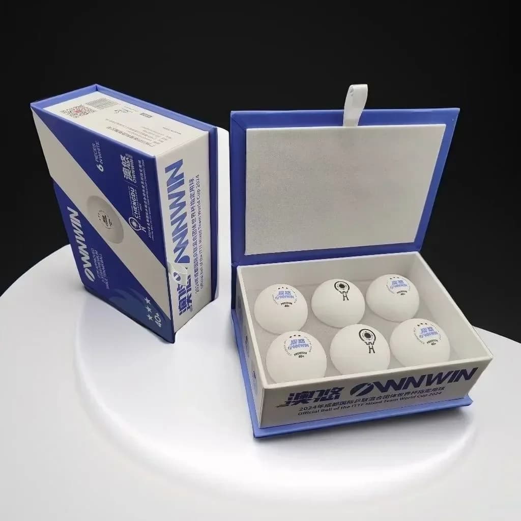 Balles de tennis de table originales 2024, balles officielles de l'ITTF, balles de ping-pong mixtes 