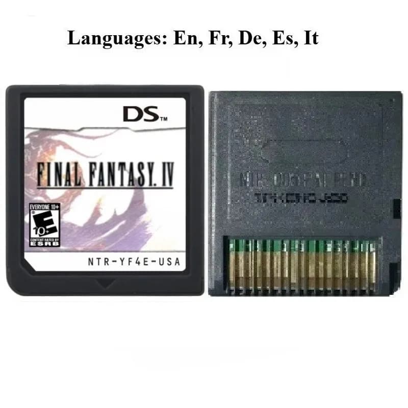 Cartouche de jeu NDS, série Final Fantasy A2 Grimoire of The Rift, XII Revenant Wings, cartouche de 