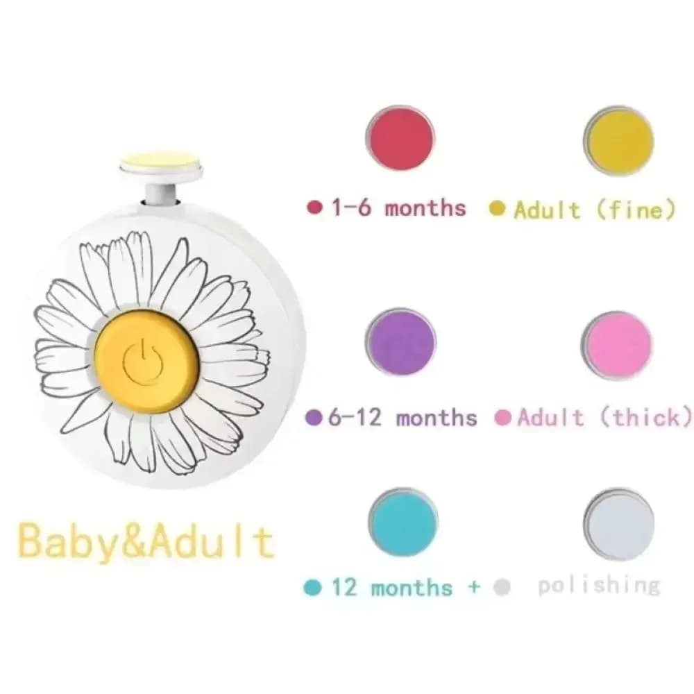 Coupe-ongles électriques pour bébé, outils de polissage des ongles pour enfants, ciseaux de manucure