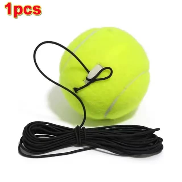 1 ensemble d'entraîneurs de tennis avec balle rebondissante et cordes d'entraînement, adaptés à l'en