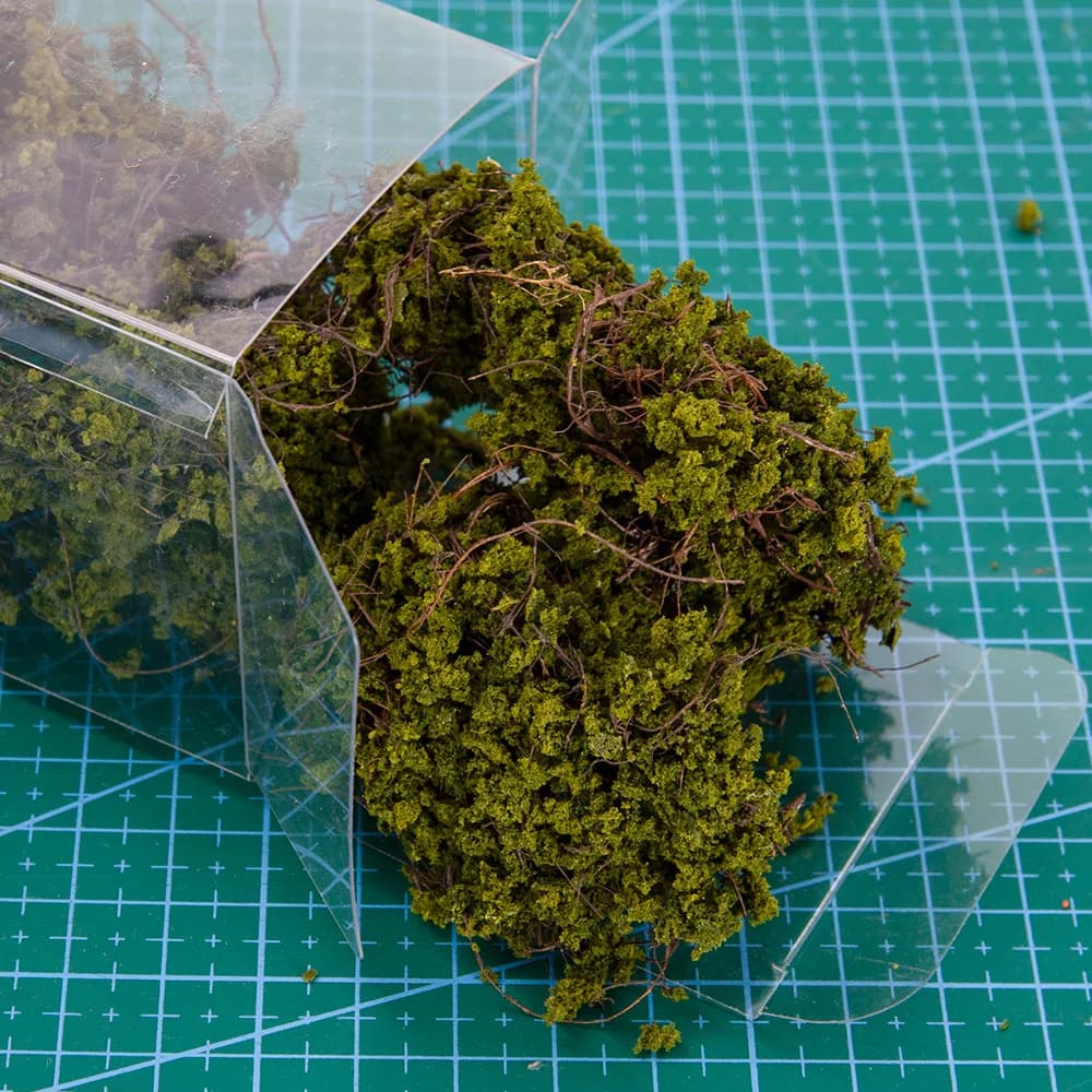 Kit de modélisme DIY pour arbustes miniatures, buissons et feuillage, pour table de sable, paysage, 