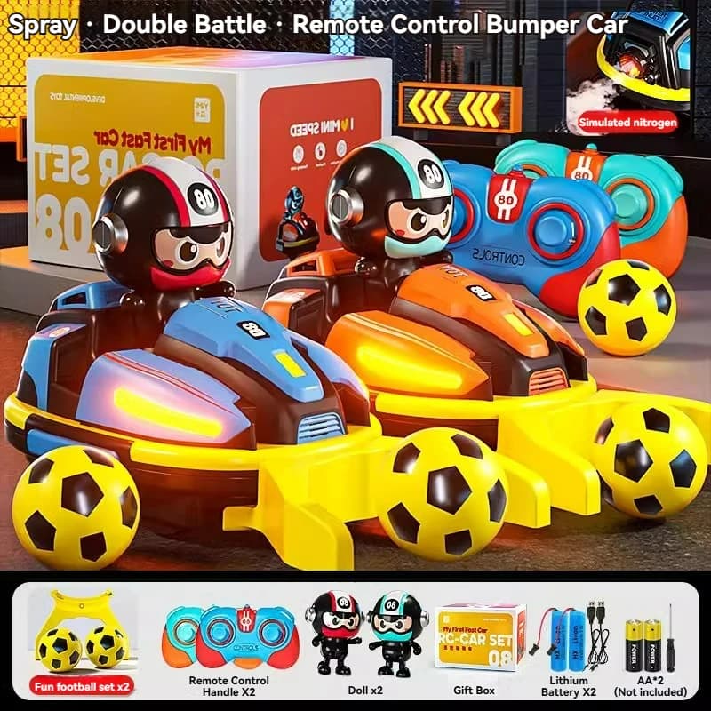 Jouet de voiture pare-chocs de combat RC pour enfant en bas âge garçon fille catapulte Robot Karting