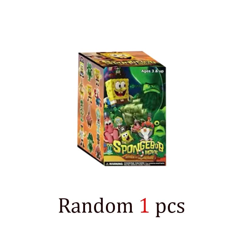 Boîte mystère de 1 à 12 figurines SpongeBob SquarePants, Bob Crab Boss, Patrick Star, figurines d'ac