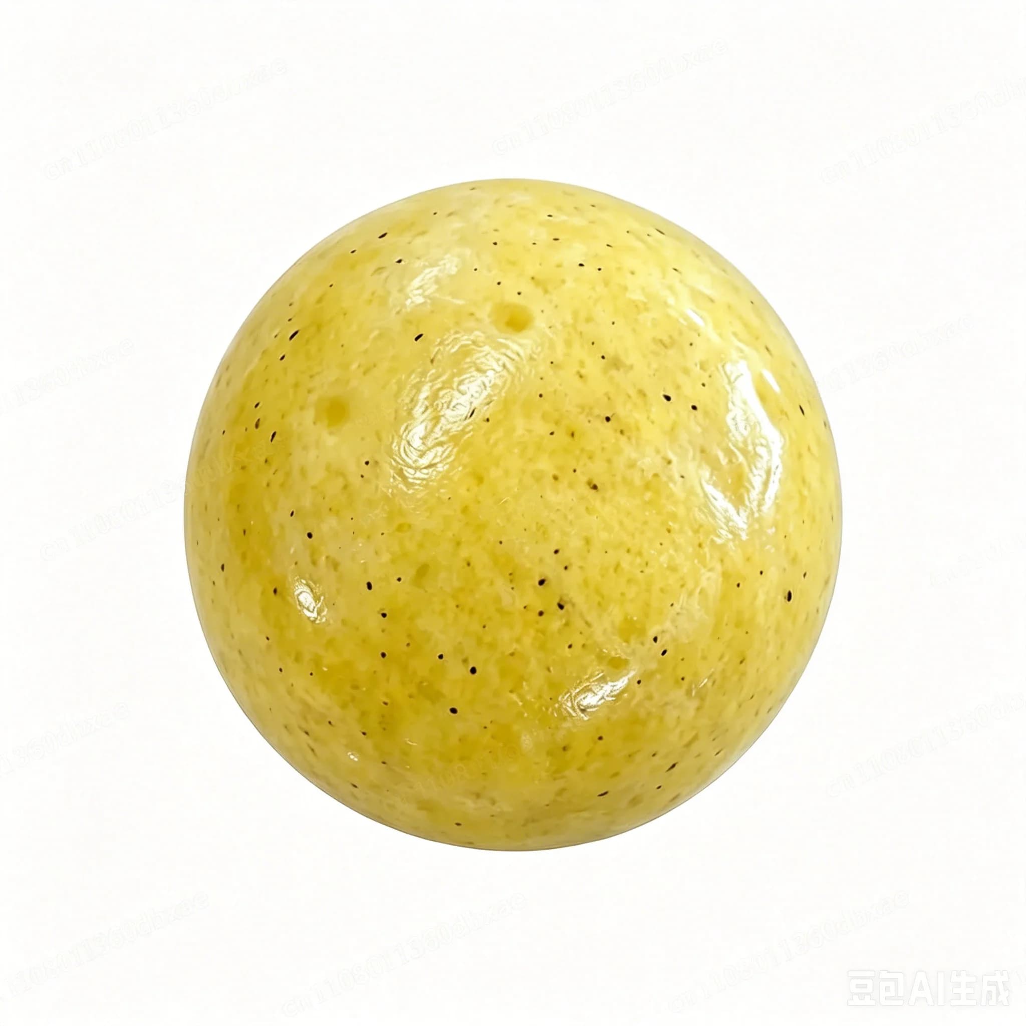 Une peluche en forme de purée de pommes de terre, à récupération de forme lente et imitation réalist