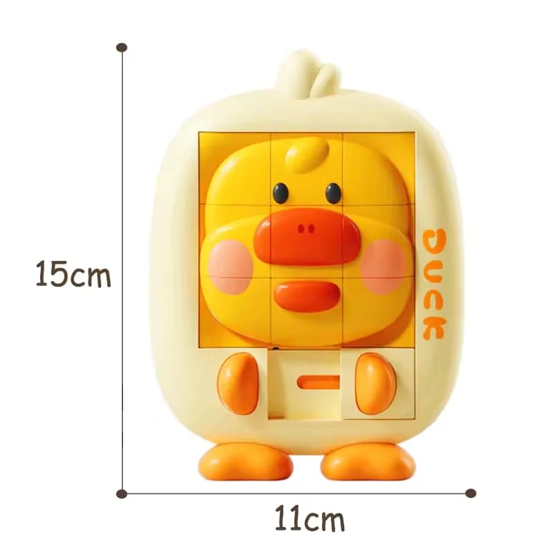 Jeu de puzzle 3D Huarong Road avec animaux de dessin animé, jeu de société pour enfants, entraînemen