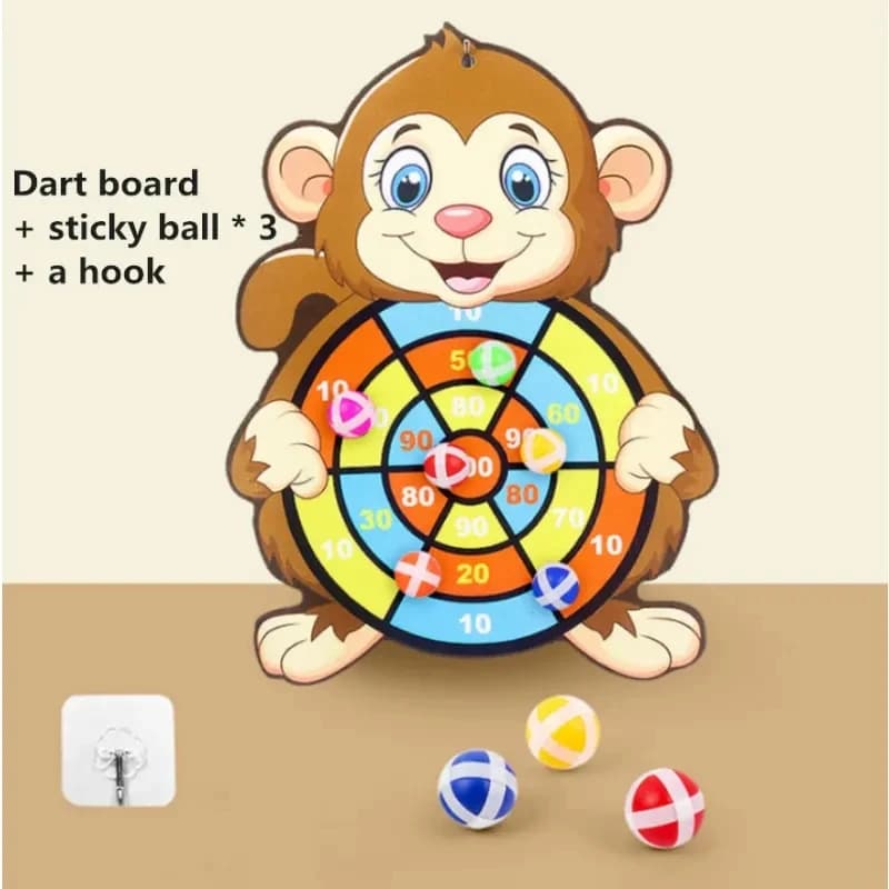 Jeu de fléchettes avec balles collantes pour enfants, jeu de tir sur cible sûr pour l'intérieur et l
