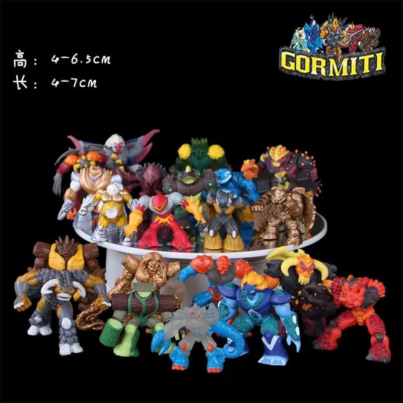 10 ~ 15 pièces 5-7 cm sans répétition dessin animé italie gormiti figurine poupées PVC collection le