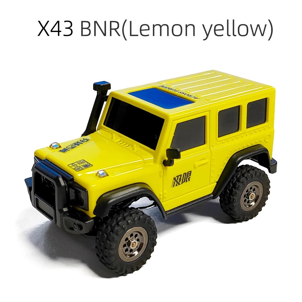 LDARC X43 1:43 Simulation de voiture sur chenilles RC à temps plein 4WD véhicule d'escalade jouet mo