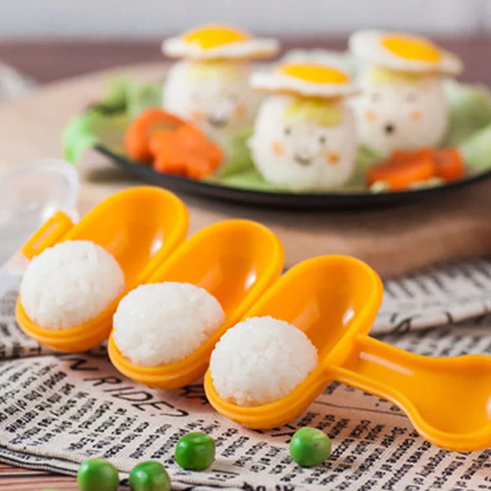 Moule à Boulettes de Riz et Légumes pour Bébé, Décoration Alimentaire Mignonne, Déjeuner pour Enfant