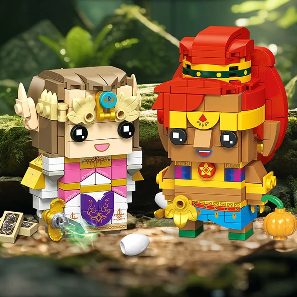 Jeu classique Zeldas, têtes de briques de Construction, figurines de princesse Urbosa, blocs de Cons