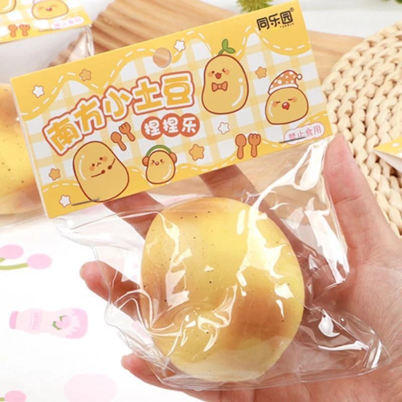 Jouet de pincement créatif et amusant en forme de pomme de terre, à rebond lent, style Ins, pour enf