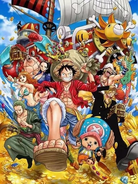 Nouvelle Peinture Diamant 5D DIY One Piece Luffy Anime Japonais 2024 2026, Broderie Mosaïque Point d