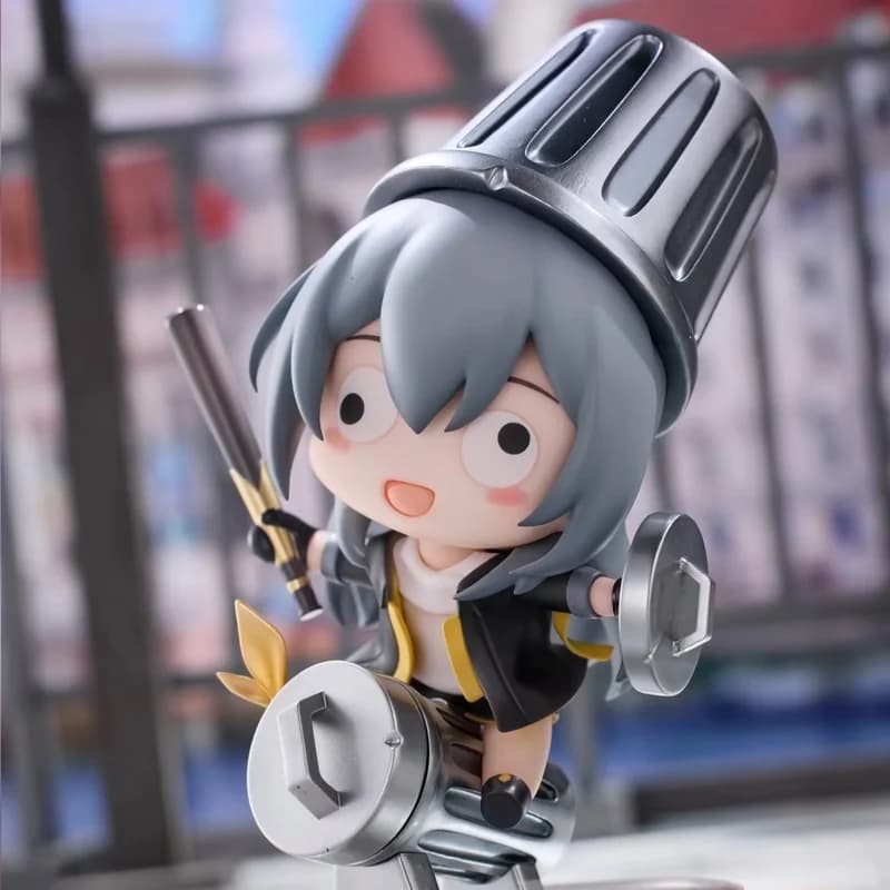 Mihoyo Honkai Star Rail Trailblazer Stelle Q Version Figure poubelle chevalier jeu modèle bureau voi