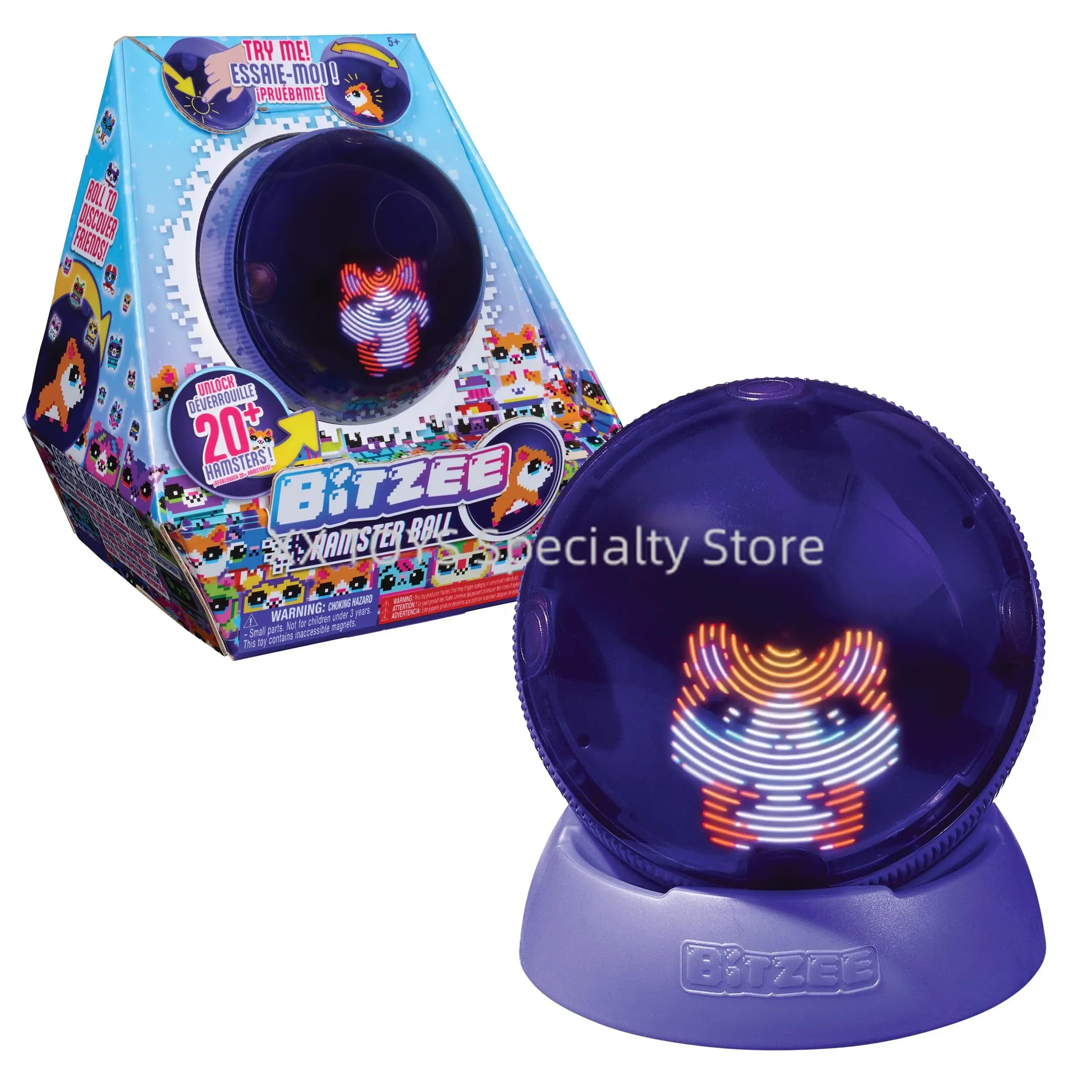 Bitzee – boule de Hamster électronique pour animaux de compagnie, Machine de jeu interactive, alimen