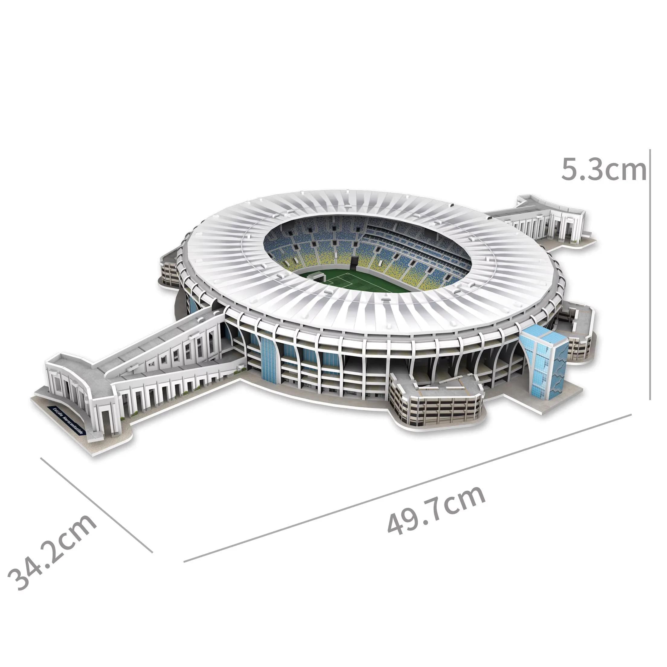 Estadio Maracana Lusail Stade Sport Gym Football Football Architecture 3D papier Puzzle modèle de co