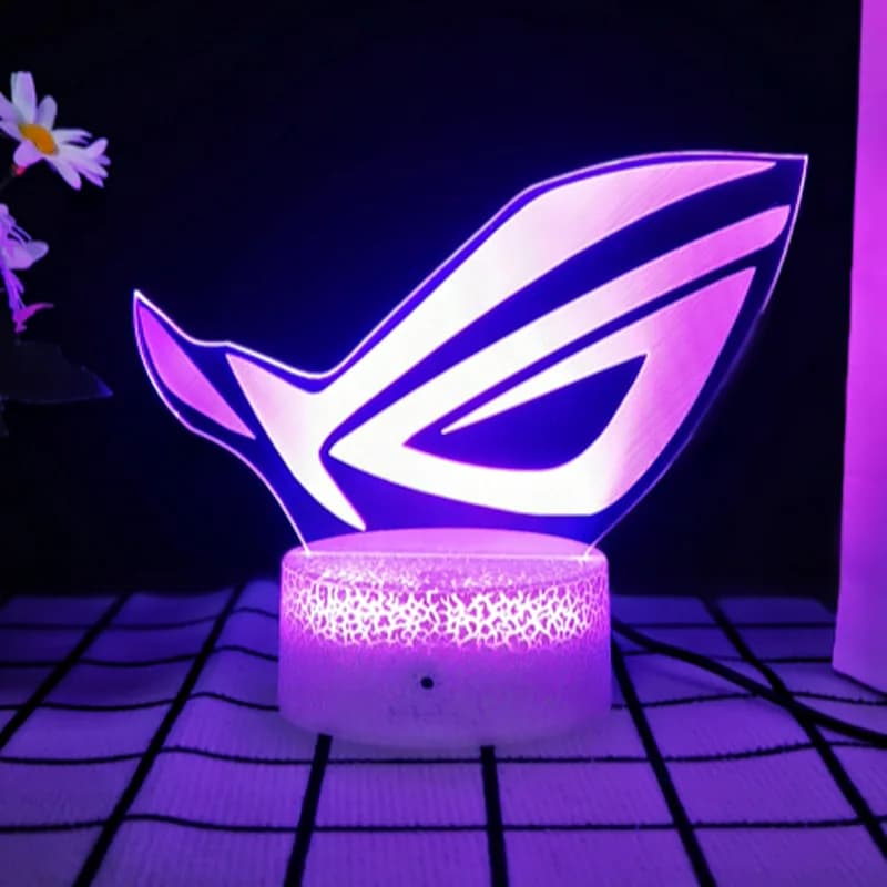 GAMER 3D lampe à LED Cool salle de jeu configuration éclairage décoration pour Gamer chambre mignon 