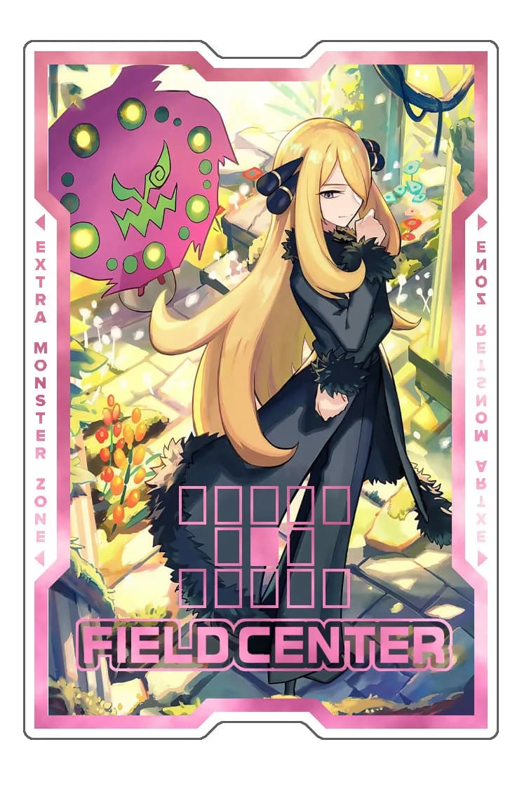 Carte de jeu Pokemon Anime cartes centrales de terrain Tcg Ip Masquerena Cynthia Lillie Reshiram Zek