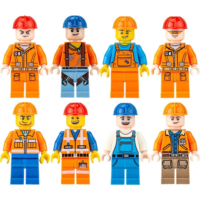 Jouet de construction en blocs pour ingénieur en construction urbaine