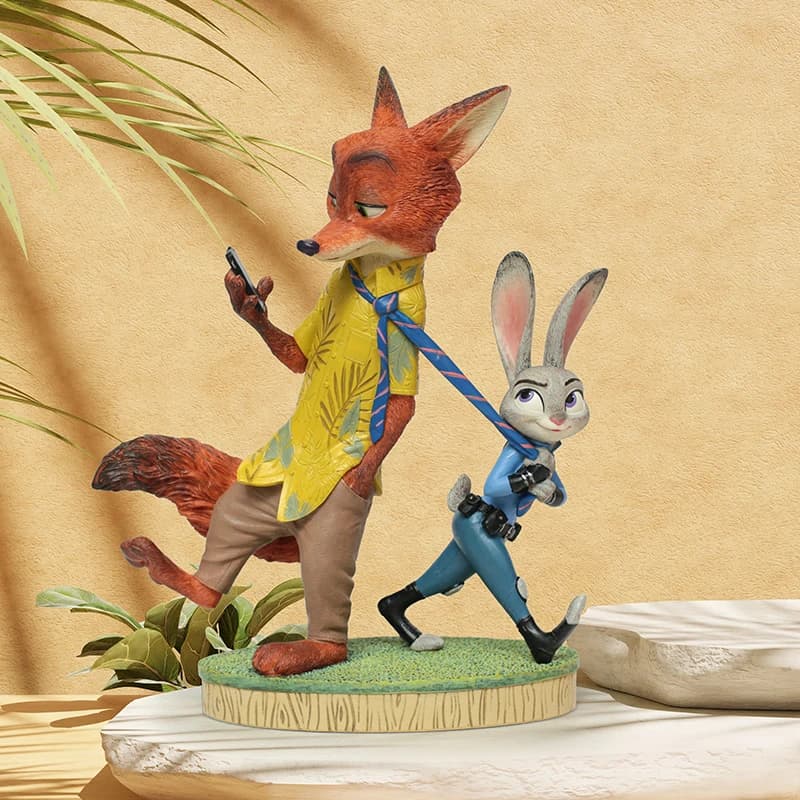 Véritable Disney Zootopia ensemble de figurines à collectionner boîte-cadeau avec personnages articu