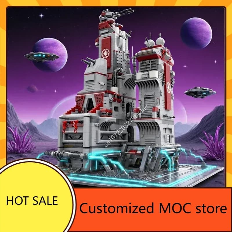 2995 pièces république Base guerre spatiale militaire MOC Speeder vélos vacances Puzzles Architectur