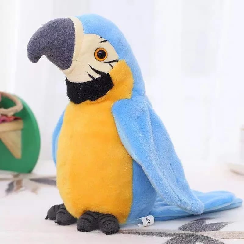 Parrot parlant répéter ce que vous dit, enregistrement électronique, ailes de secousse d'oiseau, jou