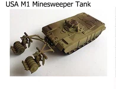 Kit de modèle de réservoir assemblé en plastique, puzzle de modèle militaire de la seconde guerre mo