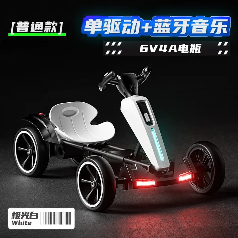 Voiture électrique pour enfants, kart à quatre roues, jouet pouvant accueillir des hommes, des femme