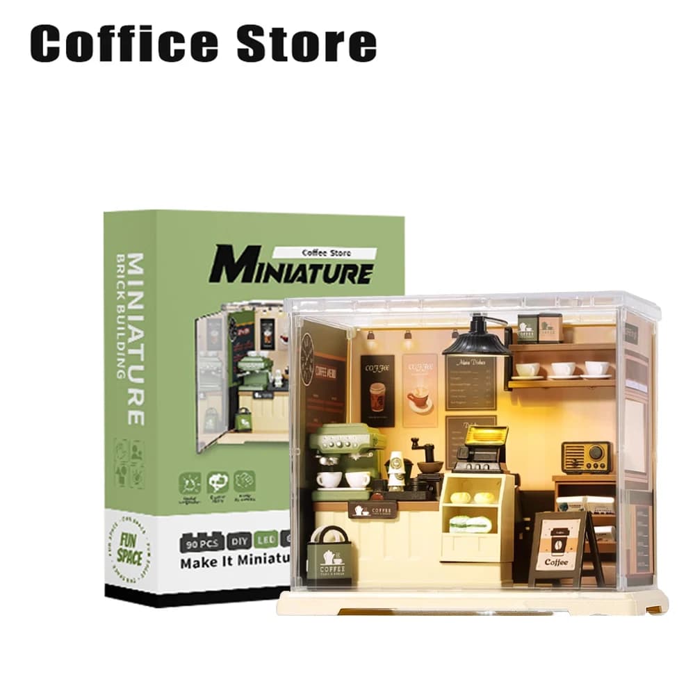 Nouveau modèle de maison Miniature à monter soi-même avec lumières douces, haute qualité de détail, 
