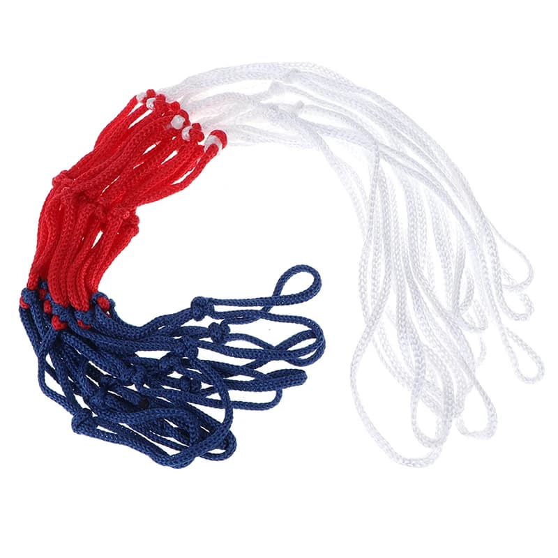 Filet de basket-ball standard pour sports de plein air, en nylon, avec panier et anneau, compatible 