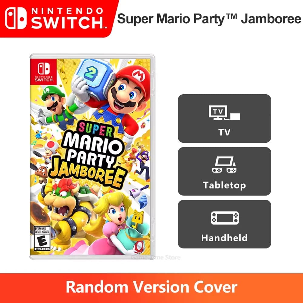 Carte de jeu fongique Super Mario Party Jamboree jeux Nintendo Switch, prise en charge multijoueur, 