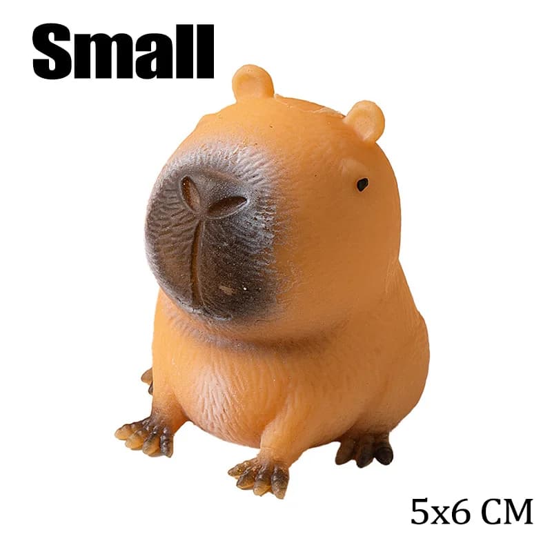 Capybara Relax jouet à presser TPR nouveauté dessin animé Animal Anti-Stress soulagement drôle créat
